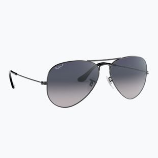 Ochelari de soare Ray-Ban Aviator Classic gunmetal/blue polarized