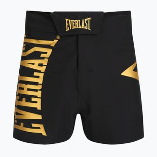 Pantaloni scurți de antrenament Everlast MMA black/gold