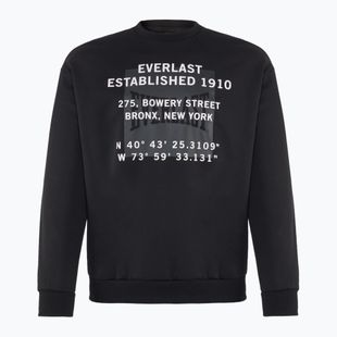 Hanorac pentru bărbați Everlast Streetwear Crewneck black/red