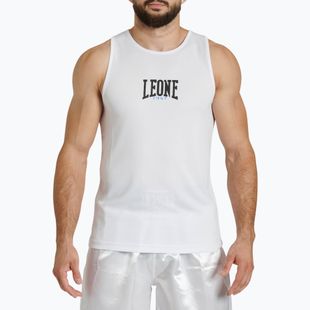 Tricou de antrenament pentru bărbați LEONE 1947 Color Block tank white