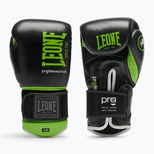 Mănuși de box LEONE 1947 Il Tecnico N3 black/green