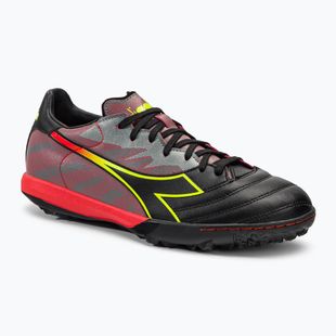 Ghete de fotbal pentru bărbați Diadora Brasil Elite Veloce R TFR negru și roșu DD-101.179182-D0136-40