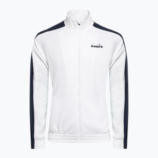 Geacă de tenis pentru bărbați Diadora Fz Jacket albă DD-102.179121-20002