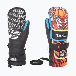 Mănuși de schi pentru copii Level Junior Mitt logos