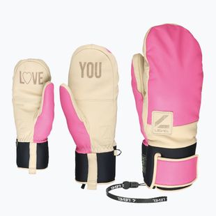 Mănuși de snowboard Level Rover Mitt fucsia