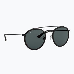 Ochelari de soare Ray-Ban Round Double Bridge black/blue/grey