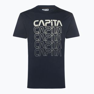 Tricou CAPiTA Worm washed navy