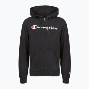 Bluză pentru bărbați Champion 22025 Sweatshirt Hoodie FZ black