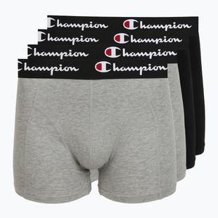 Boxeri pentru bărbați Champion Trunk Knit oxford grey melange/oxford grey melange/black