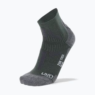 Șosete pentru bărbați Uyn Trekking 2IN Low Cut military/grey melange