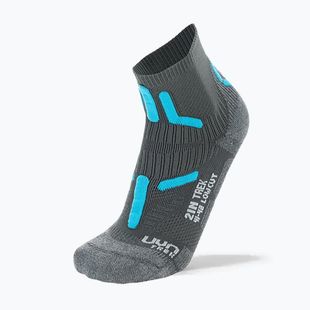 Șosete pentru femei Uyn Trekking 2IN Low Cut anthracite/turquoise
