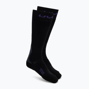 Șosete de schi pentru femei UYN Ski One Alpine Merino Socks black/violet