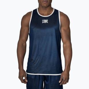 Tricou bărbătesc cu două fețe Leone Double Face Boxing Singlet albastru/roșu AB214