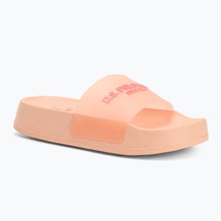 Papuci pentru femei U.S. Polo Assn. AMAMI009A samon/pink/white