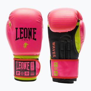 Mănuși de box LEONE 1947 Waves rosa
