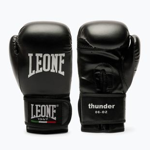 Mănuși de box pentru copii LEONE 1947 Thunder Jr black