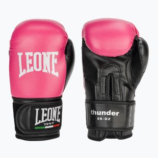 Mănuși de box pentru copii LEONE 1947 Thunder Jr fuchsia