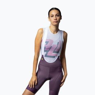 Pantaloni scurți de ciclism pentru femei Alé Magic Colour Bibshorts bordeaux