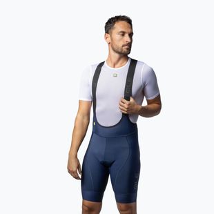 Pantaloni scurți de ciclism pentru bărbați  Alé Magic Colour Bibshorts navy blue