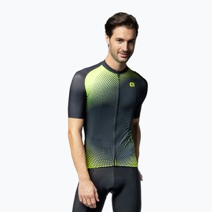 Tricou de ciclism pentru bărbați Alé Optical fluorescent yellow