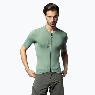 Tricou de ciclism pentru bărbați Alé Color Block Off Road army green