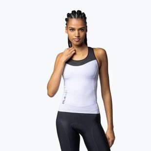 Tricou de ciclism pentru femei Alé Color Block TT white
