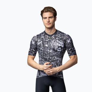 Tricou de ciclism pentru bărbați Alé Safari black