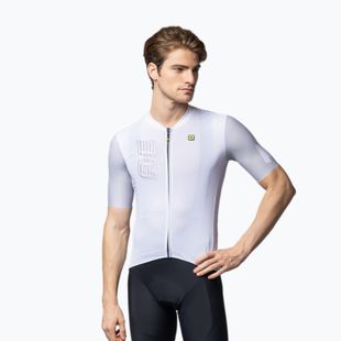 Tricou de ciclism pentru bărbați Alé Follow Me white