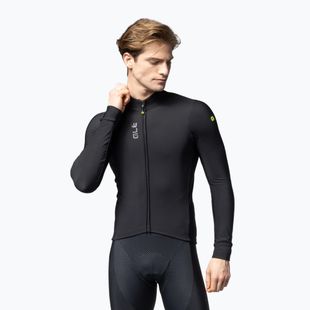 Bluză de ciclism pentru bărbați Alé Fondo 3.0 LS Jersey nero/black