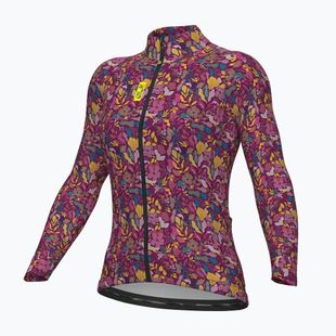 Bluză de ciclism pentru femei Alé Flowery LS Jersey rosa/pink