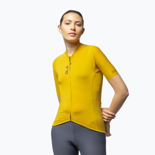 Tricou de ciclism pentru femei Alé Color Block Off Road ginger