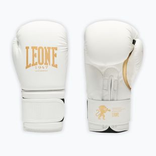 Mănuși de box LEONE 1947 Idol white/gold