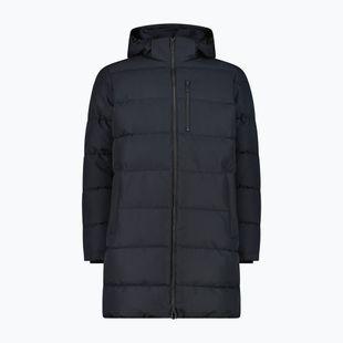 Palton căptușit pentru bărbați CMP 36K2247 Fix Hood Parka antracite