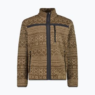 Bluză fleece pentru bărbați CMP 36P3117 teak/teak darker