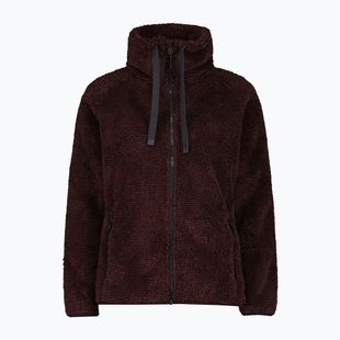 Bluză fleece pentru femei CMP 36P2506 black berry/lighter