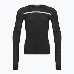 Longsleeve de ciclism pentru bărbați Castelli Merino Seamless Baselayer black