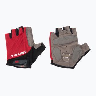 Mănuși de ciclism pentru bărbați Castelli Entrata V rich red