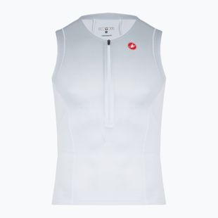 Tricou de ciclism pentru bărbați Castelli Free Speed 3 white/silver gray