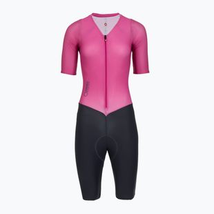 Combinezon de ciclism pentru femei Castelli Movement Suit W violet pink/twilight blue