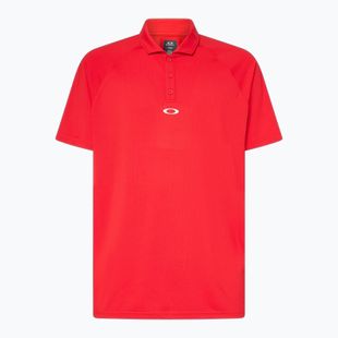 Tricou polo pentru bărbați Oakley Iconic Oakley Ss Polo Shirt red line
