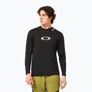 Longsleeve de ciclism pentru bărbați Oakley Free Ride RC blackout