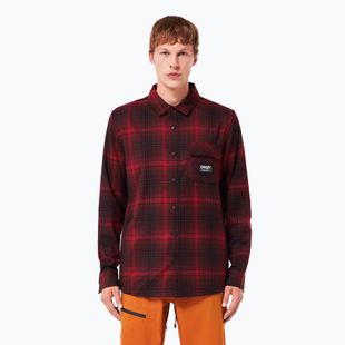 Tricou pentru bărbaț Oakley Butter Flannel Shirt black/grenache check