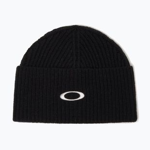 Căciulă de iarnă Oakley Ellipse Ribbed Beanie blackout