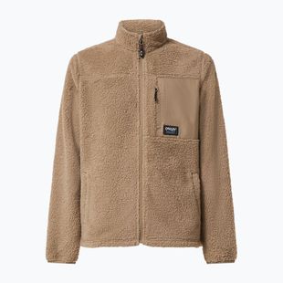 Bluză fleece pentru bărbați Oakley Mountain Fire Sherpa pebble
