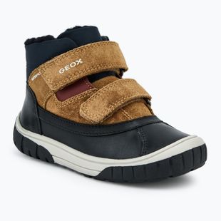 Ghete de zăpadă pentru copii Geox Omar black / curry