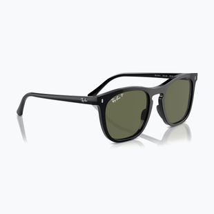 Ochelari de soare Ray-Ban RB2210 black/green polarized