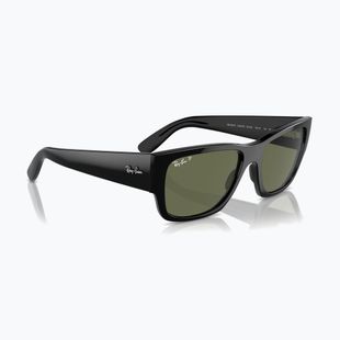 Ochelari de soare Ray-Ban Carlos black/green polarized