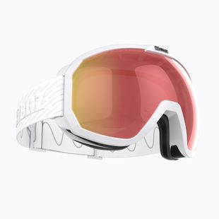 Ochelari de schi Bliz Charge OTG matt white/brown red