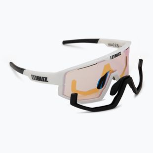 Ochelari de soare Bliz Fusion Small Nano Optics Nordic Light matt white/coral/orange blue