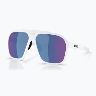 Ochelari de soare Bliz A002 matte white/grey blue multi